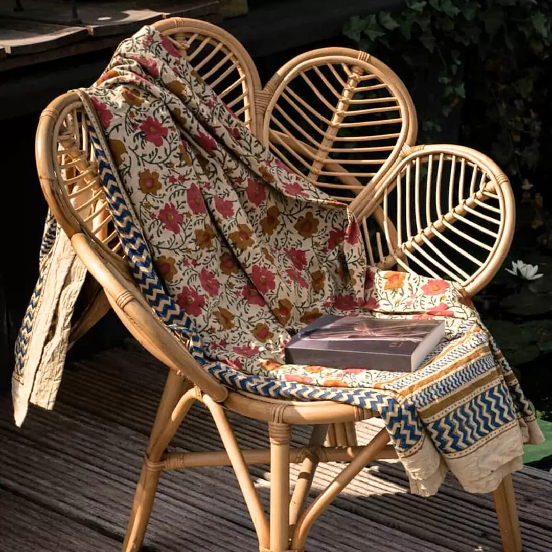 Nappe Jaipur block print indien