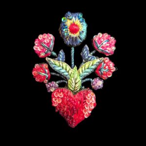 broche Trovelore Frida's flowers