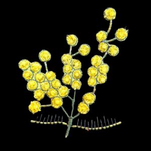 broche Trovelore mimosa