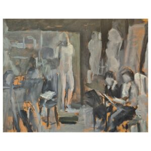 Dans l'atelier Duhem huile de Jean Gaudin (1901-1983)