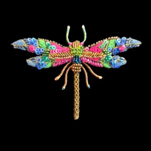 broche Trovelore libellule multicolore