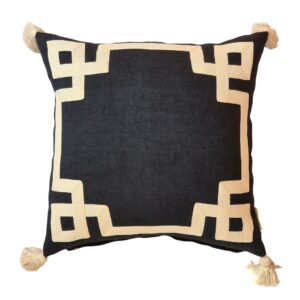coussin Riviera 100% lin coloris marine
