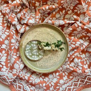 Nappe Madurai en block print indien