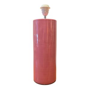 pied de lampe haut vieux rose